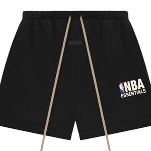 Fear of God Black Athletic Shorts with Sporty Design